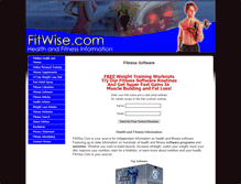Tablet Screenshot of fitwise.com